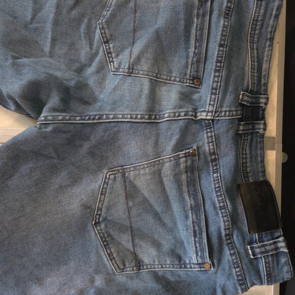 Steve's Jeans Mens 32x32 Blue Slim Fit Straight Light Wash Stretch Zipper Pocket - Picture 13 of 13